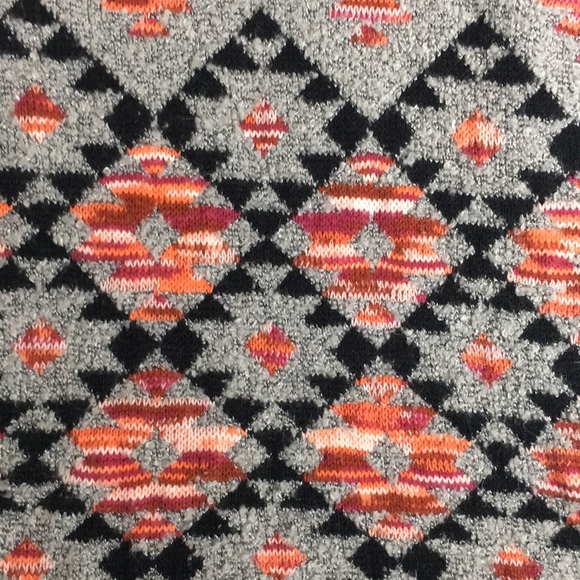 NO BOUNDARIES Aztec Tribal Southwest Boho Cozy Warm Cuddly  Long Line Cardigan - Picture 11 of 16